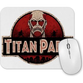 Baskı Dükkanı Attack On Titan Titan Park Mouse Pad