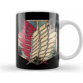 Baskı Dükkanı Attack On Titan Wings 01 Kupa