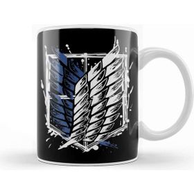 Baskı Dükkanı Attack on Titan Wings of Freedom Porselen Kupa