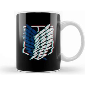 Baskı Dükkanı Attack on Titan Wings of Freedom Porselen Kupa