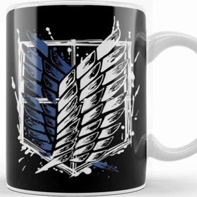 Baskı Dükkanı Attack on Titan Wings of Freedom Porselen Kupa