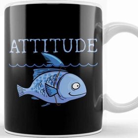 Baskı Dükkanı Attitude Of A Shark Fish Confidence & Self Belief Kupa