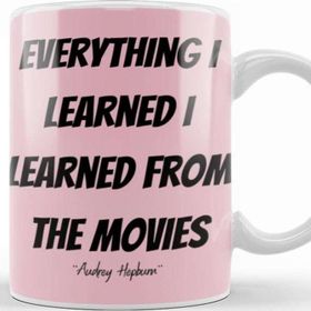 Baskı Dükkanı Audrey Hepburn Sihirli Porselen Kupa