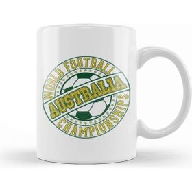 Baskı Dükkanı Australia Stamp World Football Championship Kupa Bardak