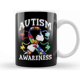 Baskı Dükkanı Autism Awareness Ribbon Autism Awareness Supporter Kupa