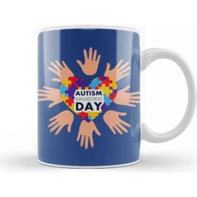 Baskı Dükkanı Autism Day Funny Gift Autism Awareness Day 2021 Kupa Bardak