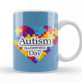 Baskı Dükkanı Autism Day Funny Gift Autism Awareness Day 2021 Kupa Bardak