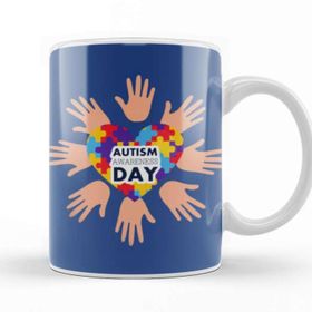 Baskı Dükkanı Autism Day Funny Gift Autism Awareness Day 2021 Kupa Bardak