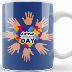 Baskı Dükkanı Autism Day Funny Gift Autism Awareness Day 2021 Kupa Bardak