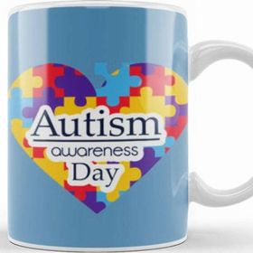 Baskı Dükkanı Autism Day Funny Gift Autism Awareness Day 2021 Kupa Bardak