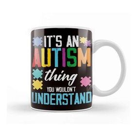 Baskı Dükkanı Autism Thing Awareness Puzzle Ribbon Autistic Special Needs Kupa Bardak