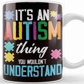 Baskı Dükkanı Autism Thing Awareness Puzzle Ribbon Autistic Special Needs Kupa Bardak