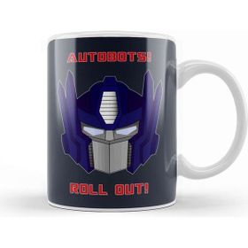 Baskı Dükkanı Autobots Roll Out Optimus Prime Transformers Quote Kupa