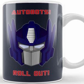 Baskı Dükkanı Autobots Roll Out Optimus Prime Transformers Quote Kupa