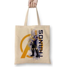 Baskı Dükkanı Avangers Thanos Bez Çanta