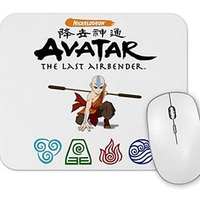Baskı Dükkanı Avatar Anime Element Fire Water Earth Thunder Wind Mouse Pad