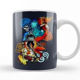 Baskı Dükkanı Avatar the Last Airbender Avatar the 4 Element Kupa Bardak
