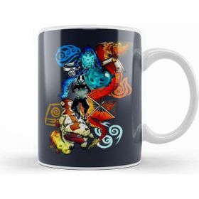 Baskı Dükkanı Avatar the Last Airbender Avatar the 4 Elements Kupa