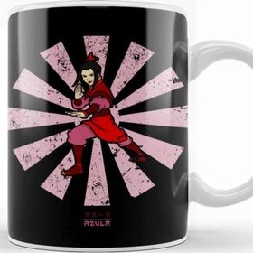 Baskı Dükkanı Avatar The Last Airbender Azula Retro Japanese Avatar Porselen Kupa