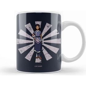 Baskı Dükkanı Avatar the Last Airbender Katara Retro Japanese Avatar Kupa