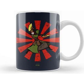 Baskı Dükkanı Avatar the Last Airbender Suki Retro Japanese Avatar Kupa