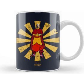 Baskı Dükkanı Avatar the Last Airbender Tenzin Retro Japanese Avatar Kupa