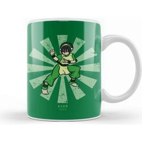 Baskı Dükkanı Avatar the Last Airbender Toph Retro Japanese Avatar Kupa