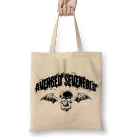 Baskı Dükkanı Avenged Sevenfold Hail To The King Bez Kadın Günlük Çanta
