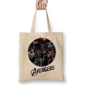 Baskı Dükkanı Avengers Bez Çanta