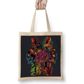 Baskı Dükkanı Avengers Crew Bez Çanta