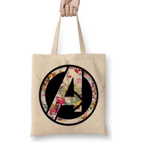 Baskı Dükkanı Avengers Flowers Bez Çanta
