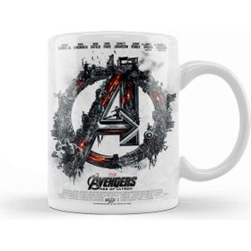 Baskı Dükkanı Avengers Flowers Marvel 01 Kupa