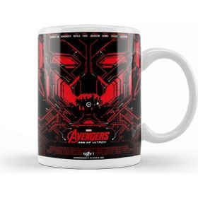 Baskı Dükkanı Avengers Flowers Marvel 02 Kupa