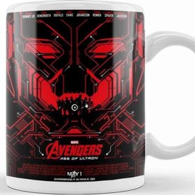 Baskı Dükkanı Avengers Flowers Marvel 02 Kupa