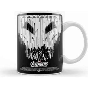 Baskı Dükkanı Avengers Flowers Marvel 03 Kupa