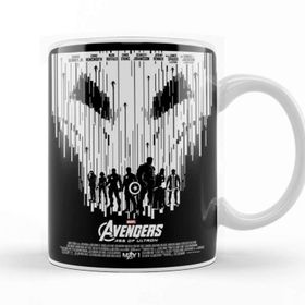 Baskı Dükkanı Avengers Flowers Marvel 03 Kupa