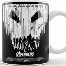 Baskı Dükkanı Avengers Flowers Marvel 03 Kupa