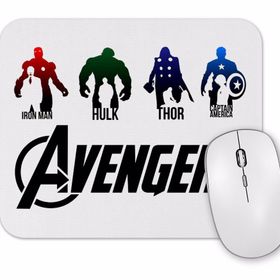 Baskı Dükkanı Avengers Iron Man Hulk Thor Captain Amerika Mouse Pad