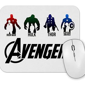 Baskı Dükkanı Avengers Iron Man Hulk Thor Captain Amerika Mouse Pad