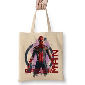 Baskı Dükkanı Avengers Spider Man Bez Çanta