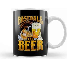 Baskı Dükkanı Awesome Baseball And Beer Make The Perfect Day Kupa