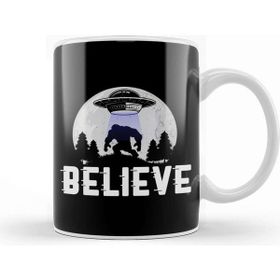 Baskı Dükkanı Awesome Believe In Aliens Bigfoot &amp; Ufos Kupa