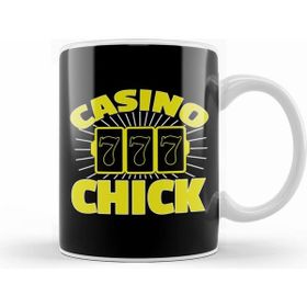 Baskı Dükkanı Awesome Casino Chick 7 7 7 Gambling Girl Kupa