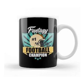 Baskı Dükkanı Awesome Fantasy Football Champion Winning Prize Porselen Kupa