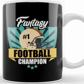Baskı Dükkanı Awesome Fantasy Football Champion Winning Prize Porselen Kupa