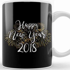 Baskı Dükkanı Awesome Happy New Years 2018 Fireworks Kupa