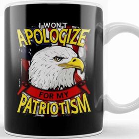 Baskı Dükkanı Awesome I Won't Apologize For My Patriotism Usa Kupa