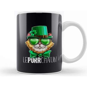 Baskı Dükkanı Awesome Lepurrchaun St Patrick’s Day Cat Leprechaun Shamrock Kupa