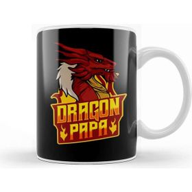 Baskı Dükkanı Awesome Papa Dragon Fearsome Dragon Fantasy Dad Kupa