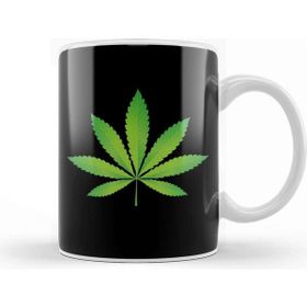Baskı Dükkanı Awesome Thc Green Weed Marijuana Leaf Kupa